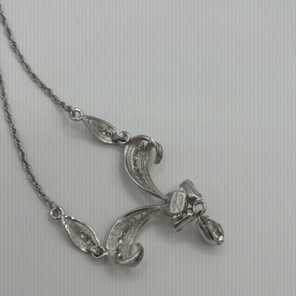 N/A stunning features #vintagesterlingsilvernecklace#filigreesilver#sterlingsilvernecklace